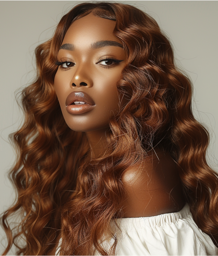 Colored wig